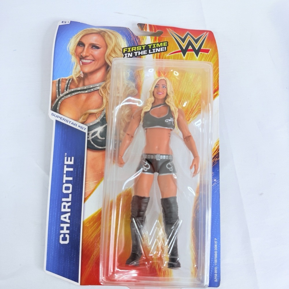 WWE Mattel Charlotte Flair Superstar Series 55 First Time In The Line Figure